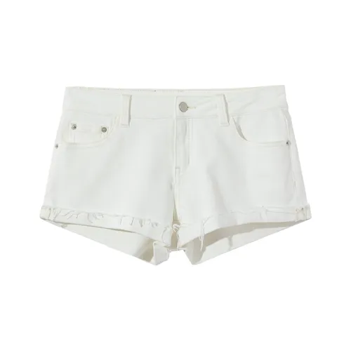 Ouyang Женские джинсовые шорты