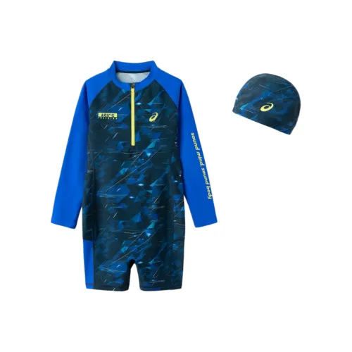 Asics Kids Купальник Sports Performance SS25 Двухкомпонентный комплект Темно-синий Подростки