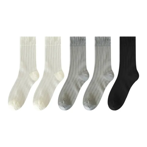 MIIOW Колено Высокие Носки Женские упаковка из 5 пар