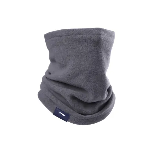 Шарфы с флисовой подкладкой волокна унисекс серые