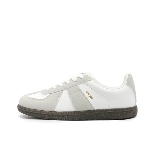 MIIOW Тонкая подошва Обувь Легкий Низкий Топ Немецкие армейские кроссовки Женские Белые