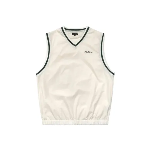 Malbon Golf Топ без рукавов Мужской Айвори