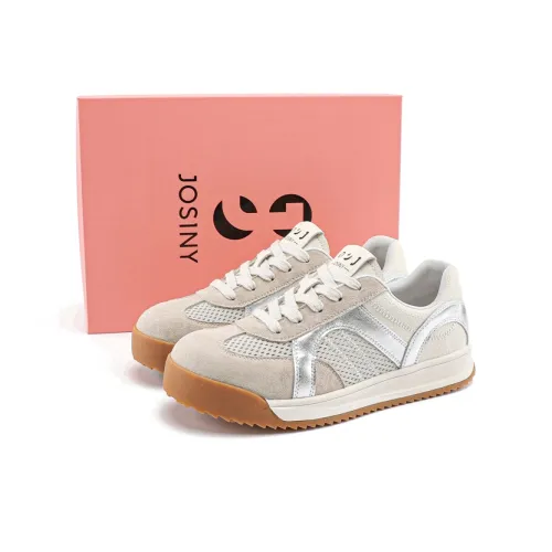 JOSINY Низкие кроссовки для скейтбординга женские цвет экрю