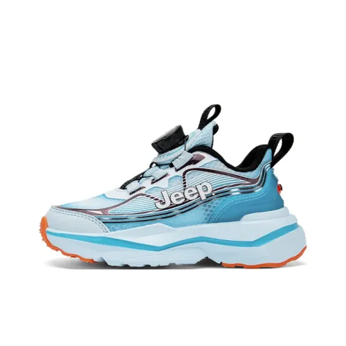 JEEP Износостойкие Дышащие Низкие Кроссовки для Бега Crown Синий Детские