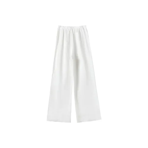 HTHK Повседневные брюки Женские Белые Желтые Розовые Абрикосовые