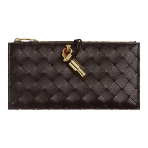 Bottega Veneta Andiamo series Овечья шкура Кошелек Женские Fondant