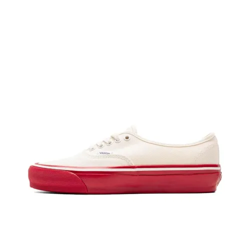 VANS Premium Authentic Low Топ Скейтборд Кроссовки Мужские Белый Красный