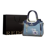 Вышитая версия - Синий + Сумка для покупок