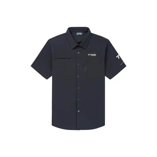 Columbia Титан Рубашка Мужская Черная