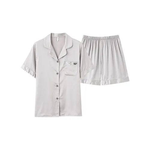 Pretty lady Серебряный Женские Пижамные Комплекты