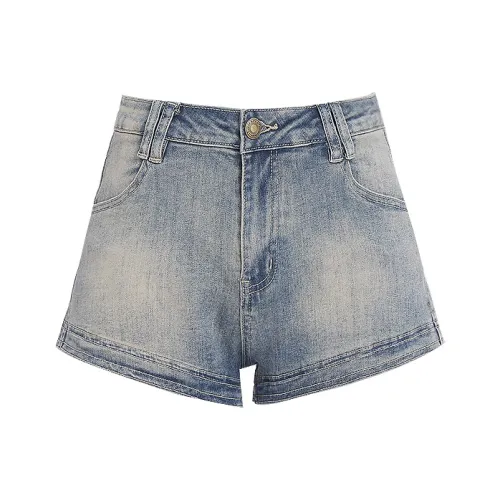 Poyz Ностальгический синий Женские джинсовые шорты