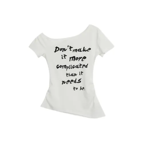 EMDPN Белые Женские Футболки