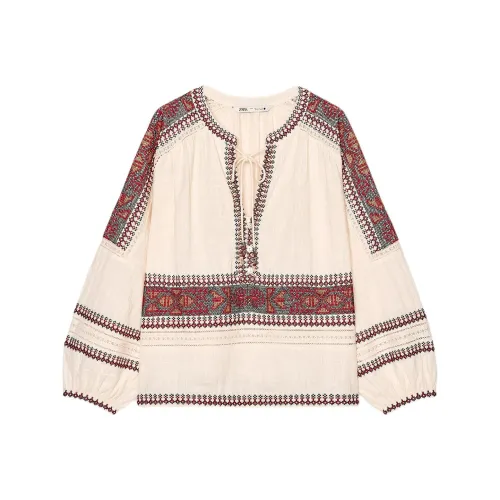 ZARA ZW Series Многоцветные Женские Рубашки