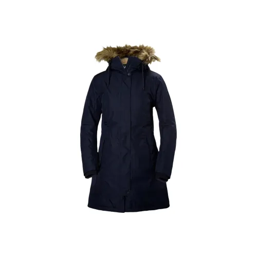 HELLY HANSEN PARKA Пальто Женское Глубокое море Индиго 597 Темно-синий Синий