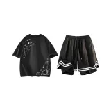 Черный топ + Черные брюки