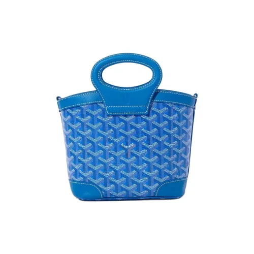 GOYARD Сумка из коровьей кожи Mini Женская Небесно-голубая