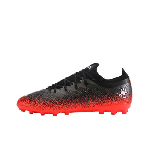 Кроссовки для футбола KELME Lightning Speed 1,0, низкий топ, черный, неоновый оранжевый, унисекс