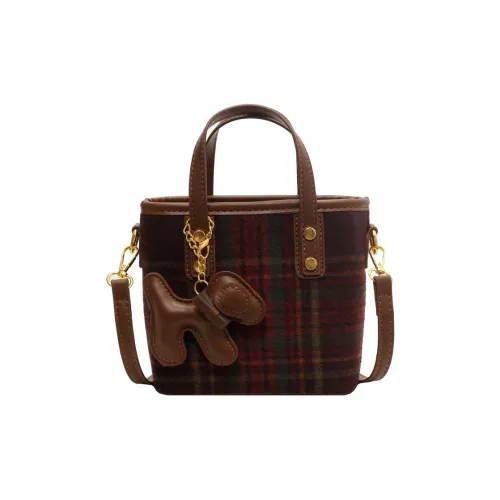 Miss Angel Шерстяная Сумка на Одно Плечо Женская Многоцветная