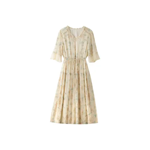 To The West Короткий рукав Платье Женское