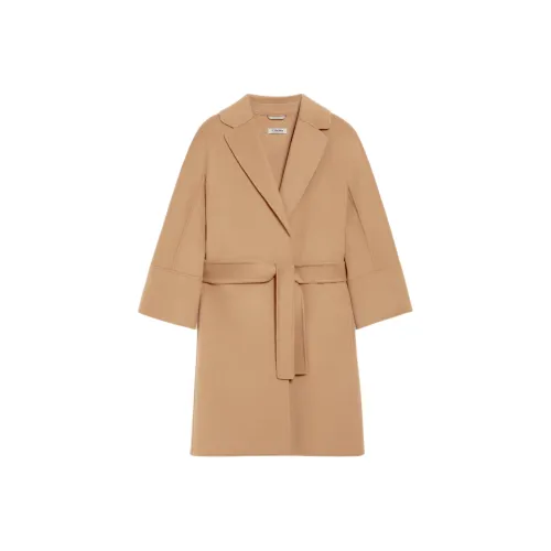 'S MAX MARA Верблюжий Женское Пальто