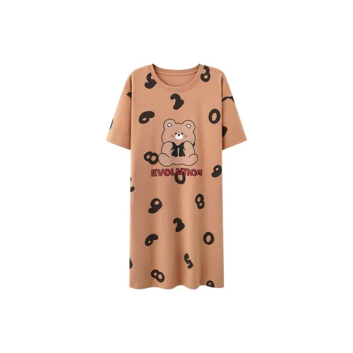 Cotton Gene Цвет изображения Женские Ночные сорочки