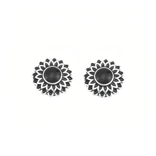 FOREVER MELODY Титановые стальные серьги-гвоздики унисекс