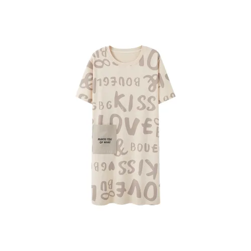 Cotton Gene Цвет изображения Женские Ночные сорочки