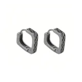 Двойная спираль, квадратные серьги, пара