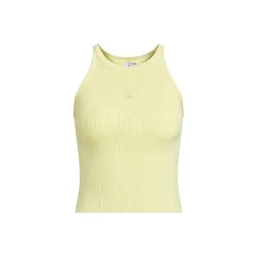Adidas Originals Топ SS25 PREMIUM FULLY FASHIONED Танк Спорт Жилет Женские Пудра Желтый
