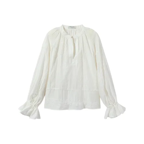 Ouyang Белые Женские Рубашки