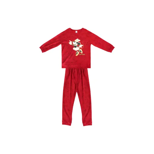 Дисней Красный с принтом женские пижамные комплекты