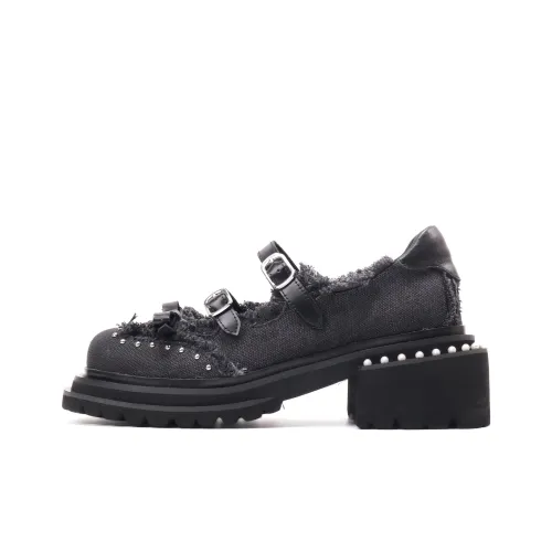 Asthershop Mary Jane обувь женские черные