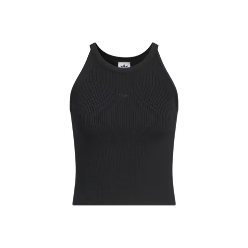 Adidas Originals Топ SS25 PREMIUM FULLY FASHIONED Танк Спортивные Жилеты Женские Черный
