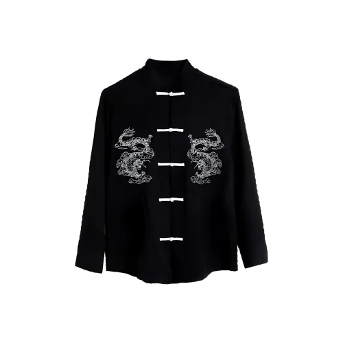 Chisportate Черная унисекс рубашка