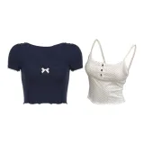 Синий комплект из двух частей