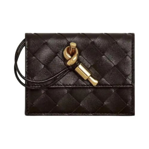 Bottega Veneta Andiamo series Овечья шкура Картхолдер Женские Fondant