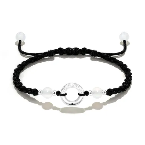 GUDS GAVE S990 Серебряный Браслет с шнурками Унисекс