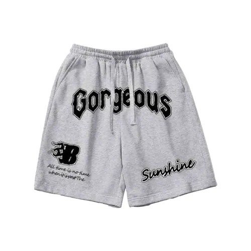 ZHEYUAN Серые Унисекс Повседневные шорты