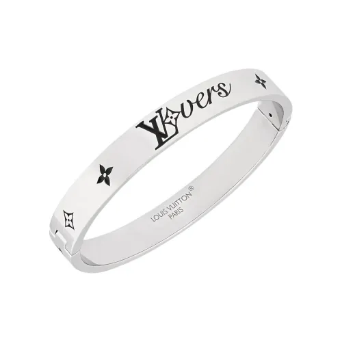 LOUIS VUITTON Эмаль Металл Браслеты Мужской Серебряный