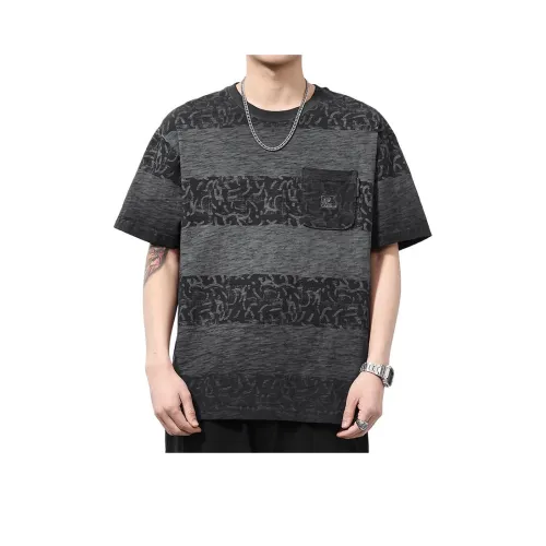 VUAS Черно-серая унисекс футболка