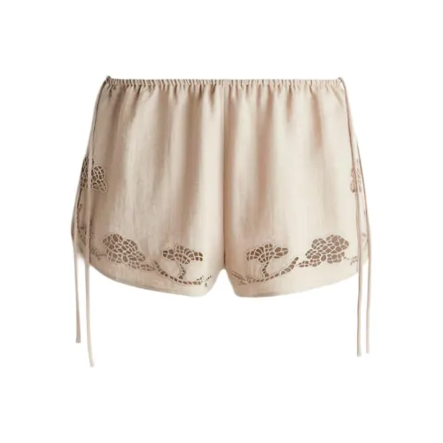 H&M Светло-бежевые Женские Пляжные Шорты