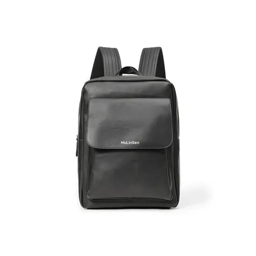 Mulinsen Полиэстер с ПУ (полиуретан) Рюкзак Унисекс Черный Кофейный