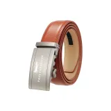 Матовый, цвет оружия, металлический, 60-грат, пряжка, красно-коричневый ремень, 268, желтая основа