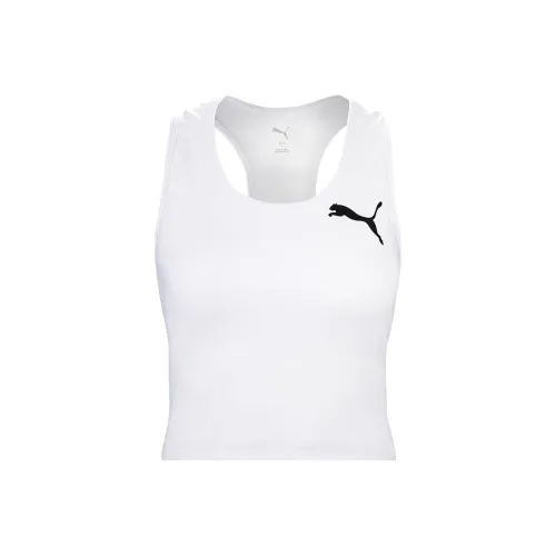 PUMA Белый Женские Спортивные Майки Без Рукавов
