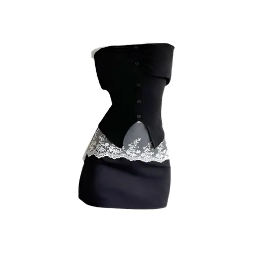 ABBY GODDESS Черный Женские Комплекты с юбкой