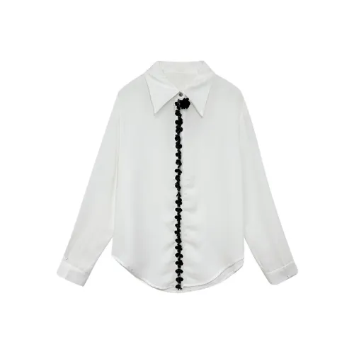 Icicofficial White Shirt Женские Рубашки