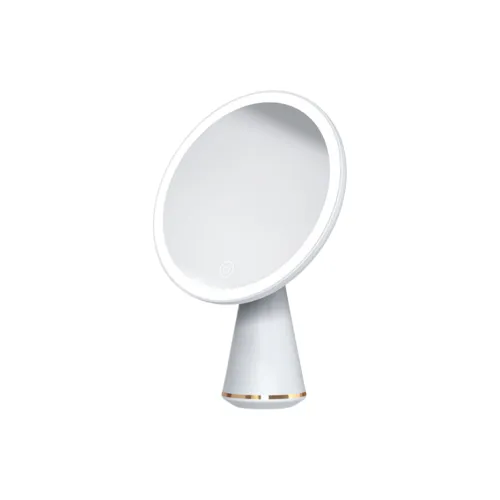 FOYULE LED освещённое зеркало для макияжа косметический инструмент портативный Stand Up зеркальце монохромный освещение