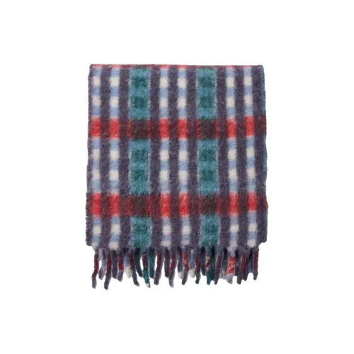 Maje Alpaca Polyester Wool Knit Scarves Women's Multicolor