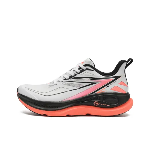 A.Knackfuss Низкие беговые кроссовки унисекс серо-розовые оранжево-черные