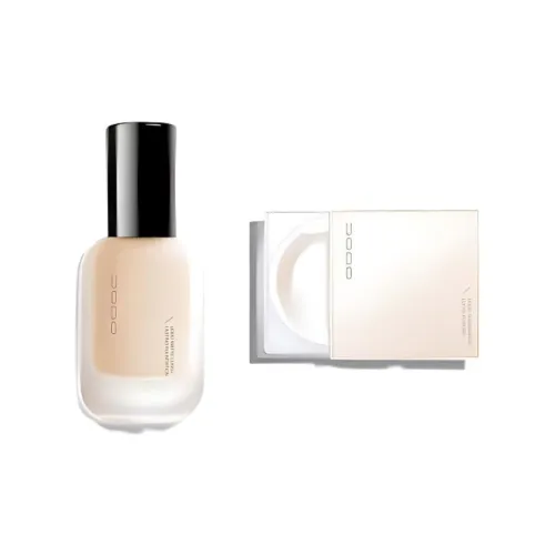 UODO Длинный Тяжелый Нет ТЕСТА Жидкая Основа Пудра Loose Контроль Жирности Естественный Длинный Тяжелый Фиксирующий 30 мл + 5 5 г